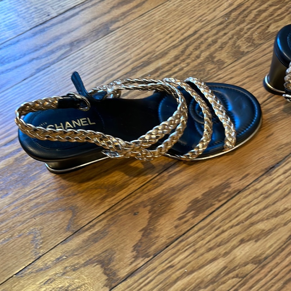Chanel wedges never worn